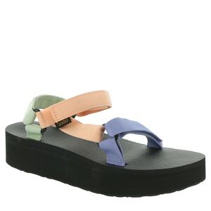 Teva womens flatform sherbet strap sandal 9